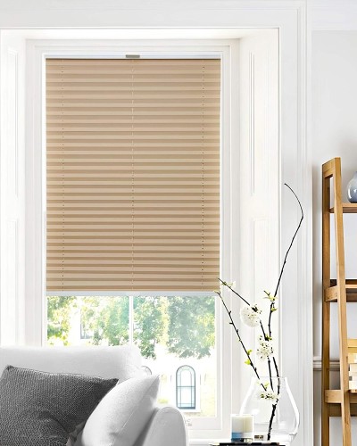 Plise Perde Sütlü Kahve 